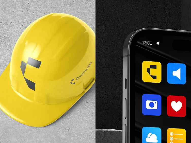 هوية تجارية شركة مقاولات