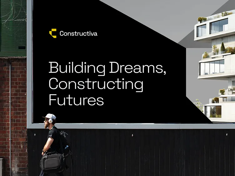 هوية تجارية شركة مقاولات